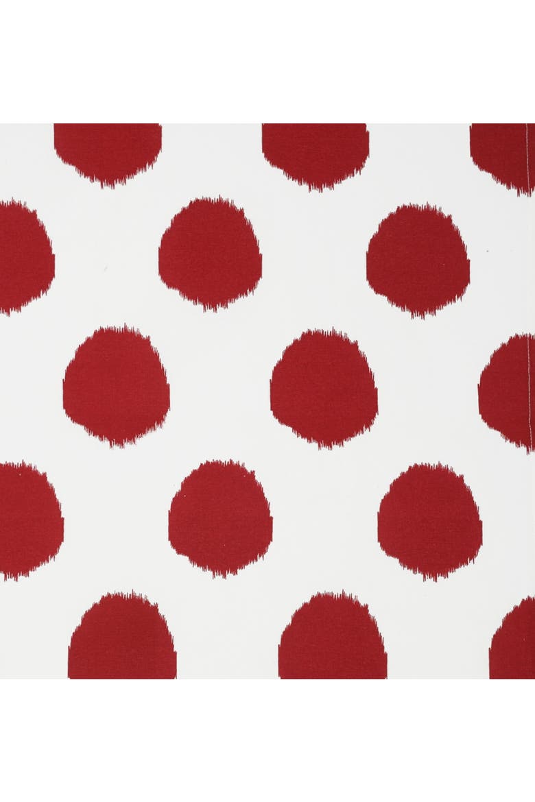 Ruby Dot Printed Kitchen Towel, Alternate, color, Red