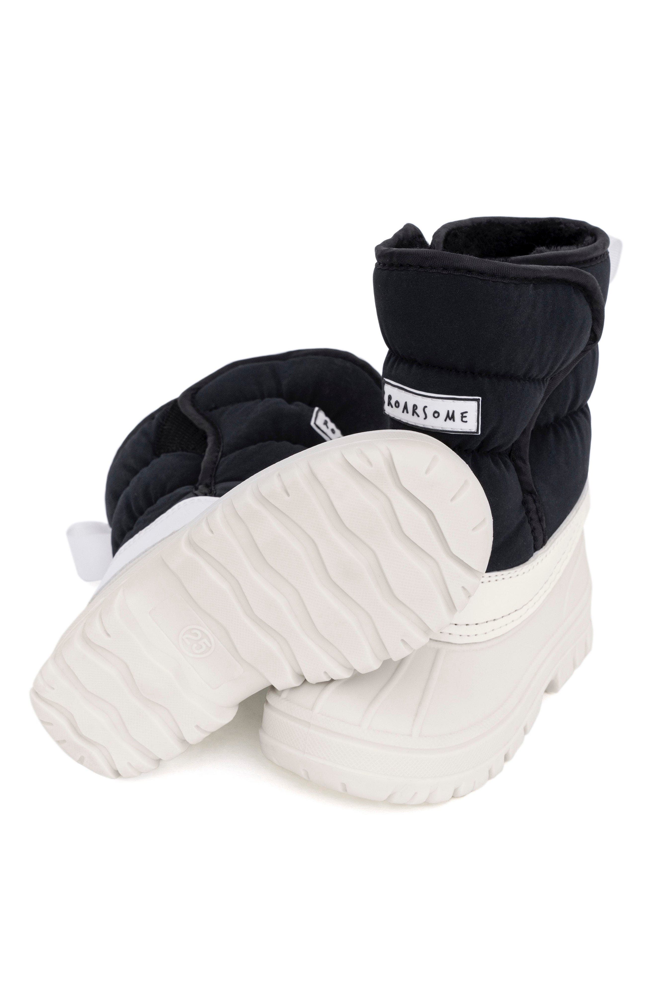 Roarsome Kids Snow Boots, Alternate, color, Black