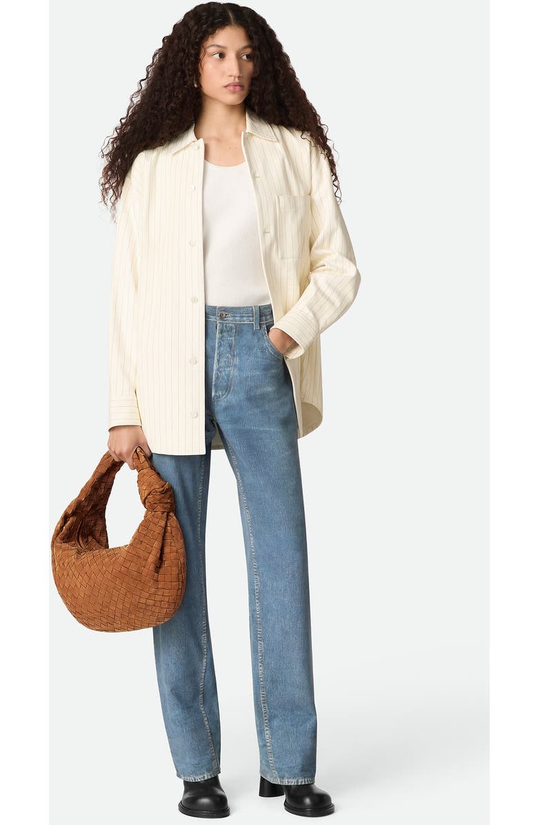 Bottega Veneta Teen Jodie Intrecciato Suede Hobo, Alternate, color, 2588 Amber-Gold