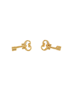 Fable England Key Stud Earrings