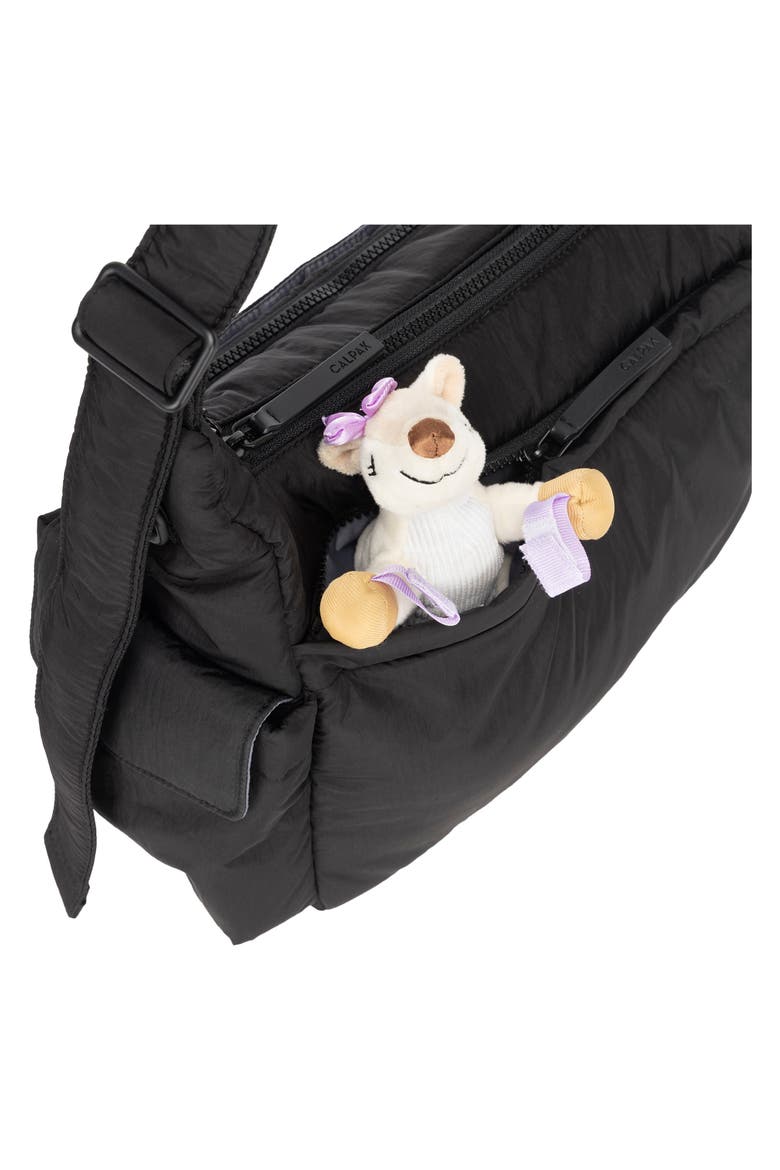 Diaper Crossbody Bag, Alternate, color, BLACK