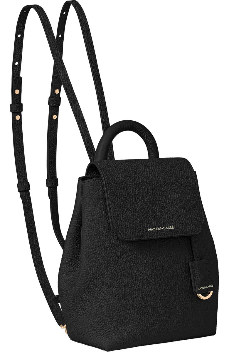 MAISON de SABRÉ Mini Soft Leather Backpack, Alternate, color,