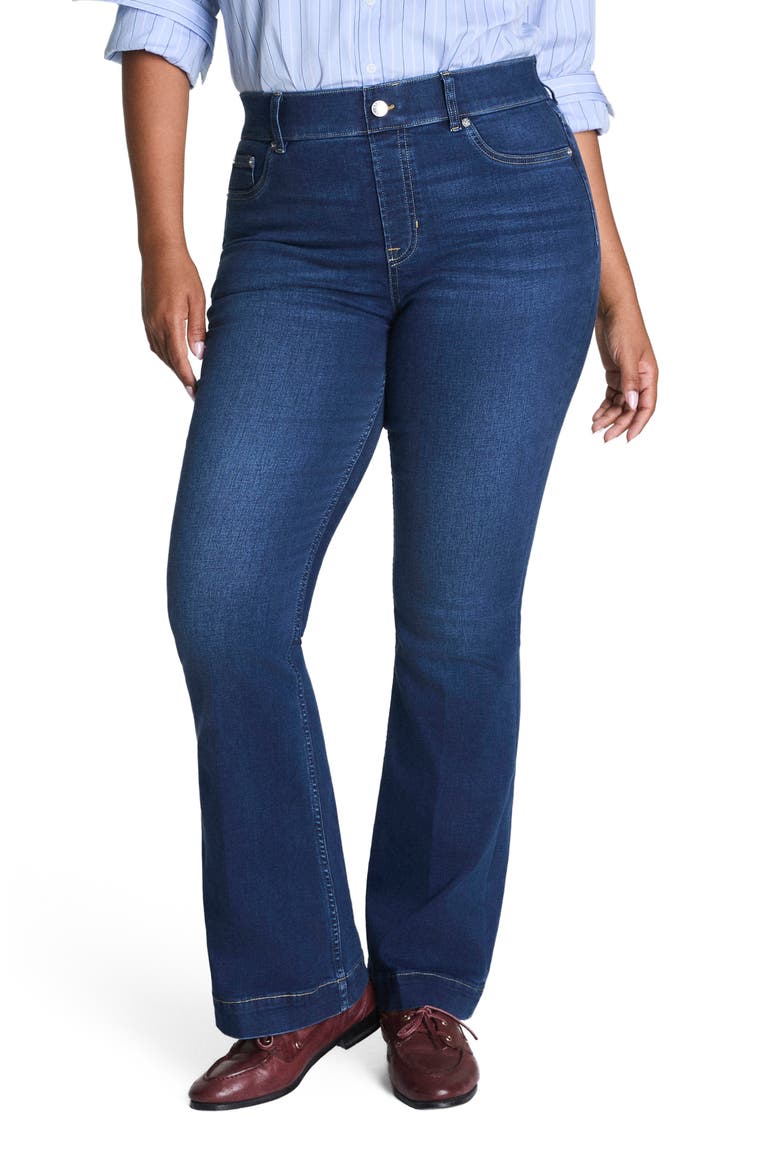 Pull-On High Waist Flare Jeans 2.0, Main, color, PACIFIC WASH