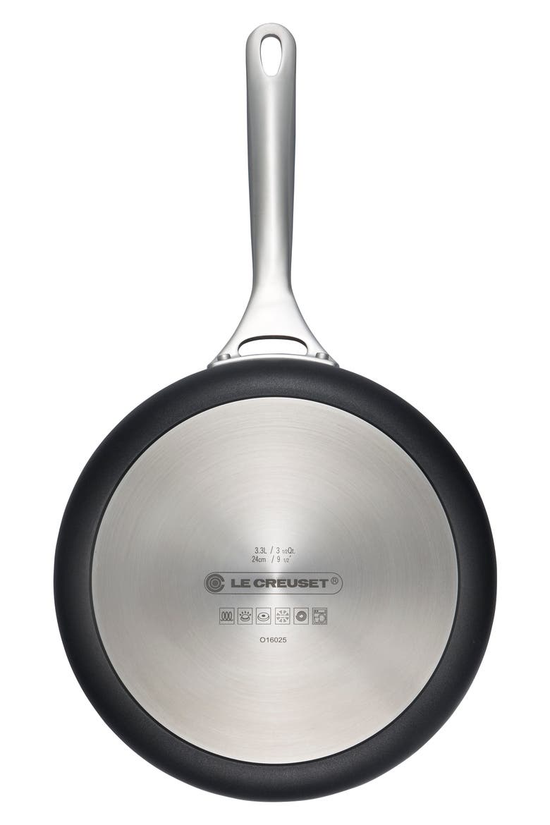 3.5-Quart Toughened Nonstick PRO Sauté Pan, Alternate, color, BLACK