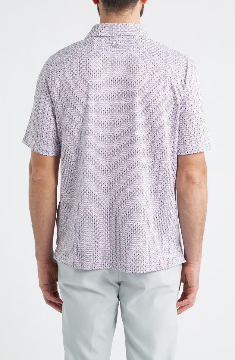 Johnston & Murphy XC+<sup>™</sup> Apex Performance Polo, Alternate, color, Light Gray Card Suit