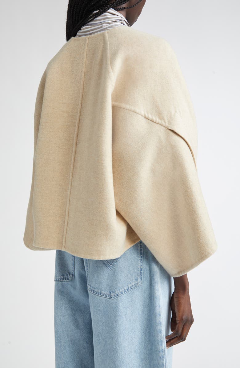 Max Mara Ovada Virgin Wool & Cashmere Jacket, Alternate, color, Sand