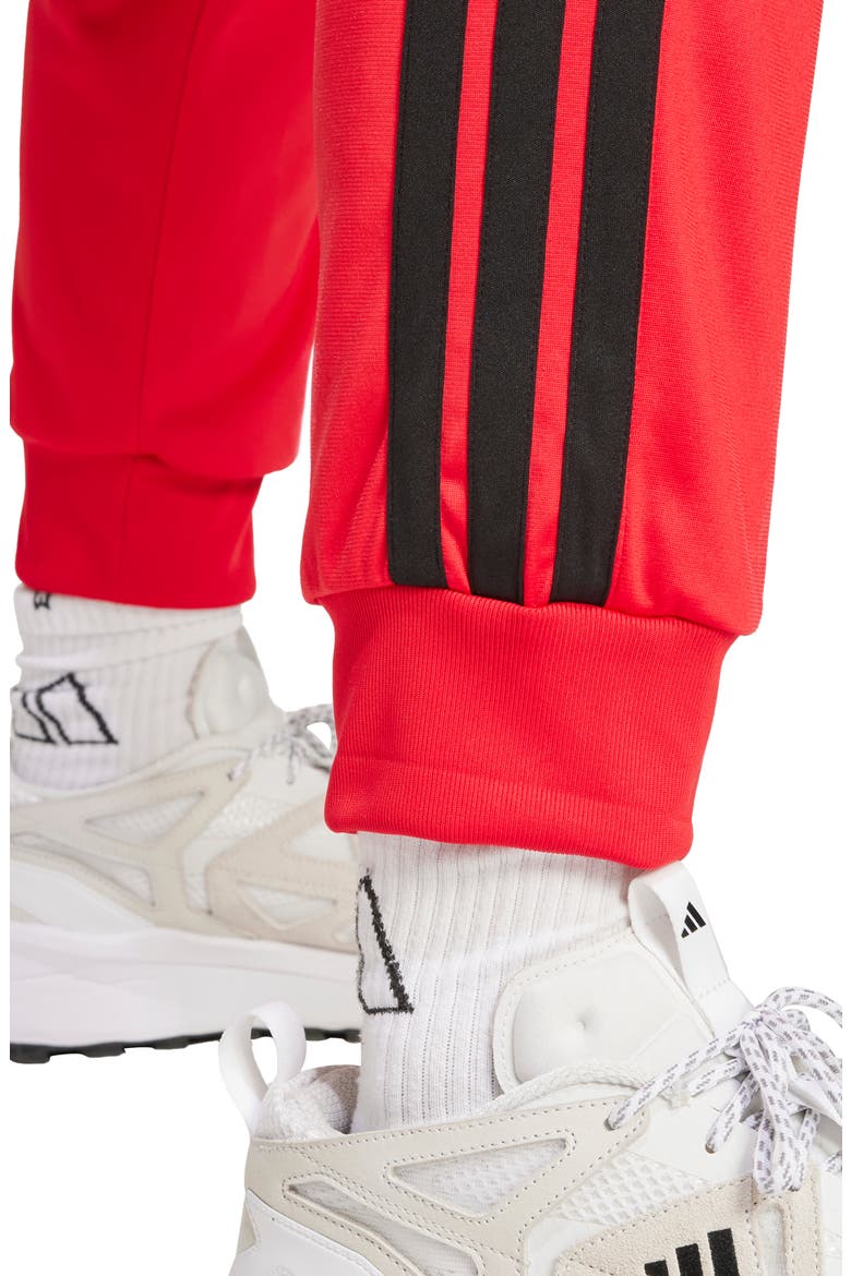3-Stripes Tricot Joggers, Alternate, color, PURE RUBY/ /