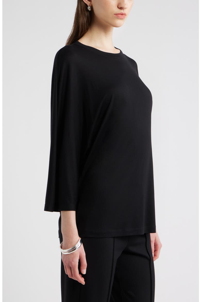 Dolman Sleeve T-Shirt, Alternate, color, BLACK