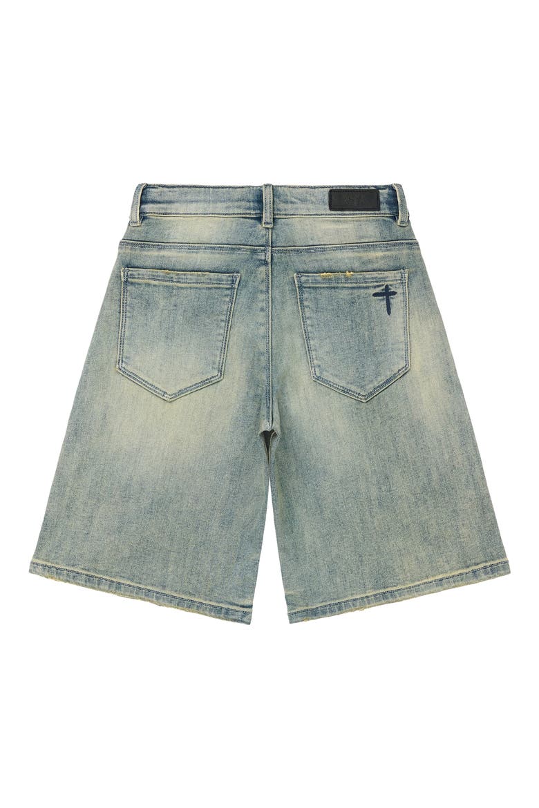 Kids' Grove Denim Bermuda Shorts, Alternate, color, DAWN WAVE