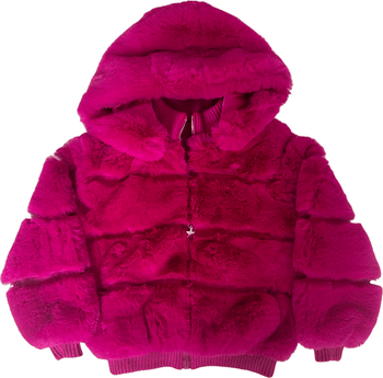 Raspberry Sorbet Faux Coat
