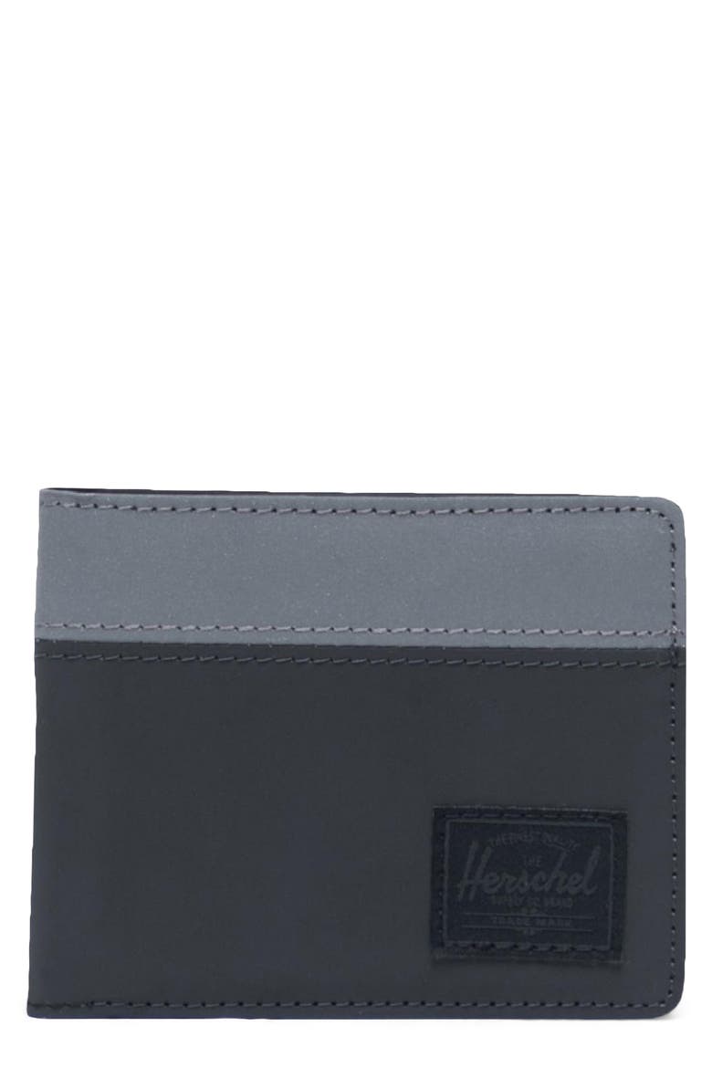 Roy RFID Wallet, Main, color, BLACK REFLECTIVE/SILVER REF