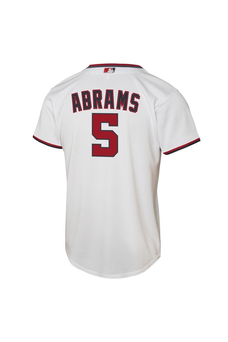 Youth Nike CJ Abrams White Washington Nationals Home Replica Player Jersey, Alternate, color, White