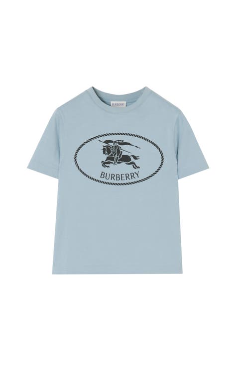 Knight Stamp Cotton T-shirt
