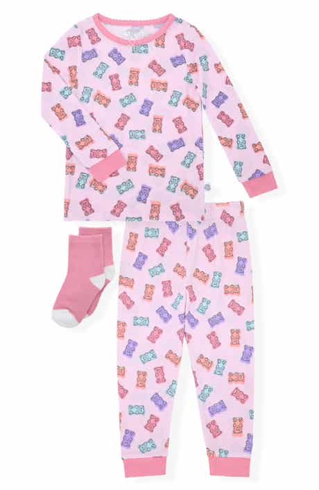 CLOUD NINE Kids' Gummy Bears Pajamas & Socks Set