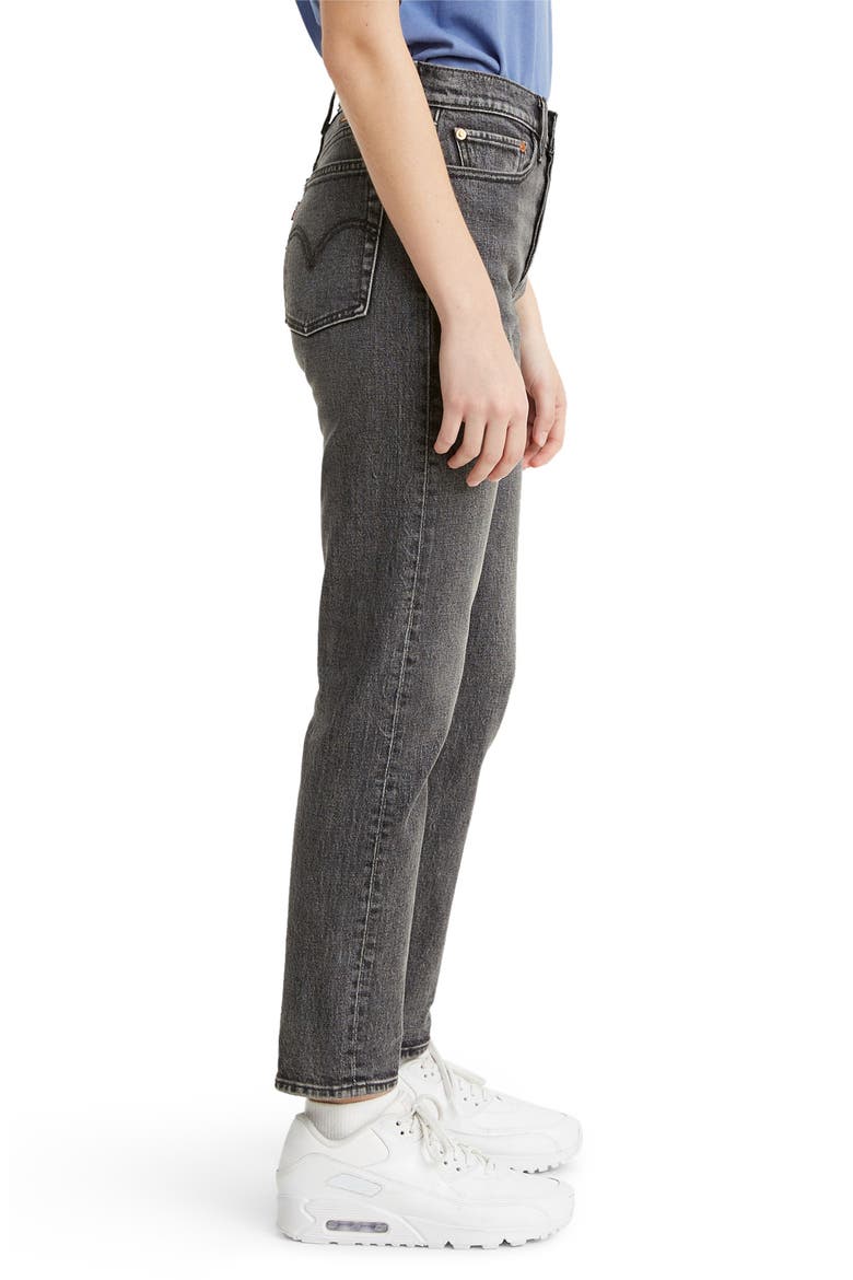 Levi's® Wedgie Icon Fit High Waist Ankle Straight Leg Jeans, Alternate, color, BETTER WEATHERED