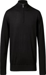 Charles Tyrwhitt Pure Merino Zip Neck Sweater