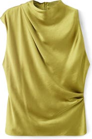 MANGO Sunset Hammered Satin Top