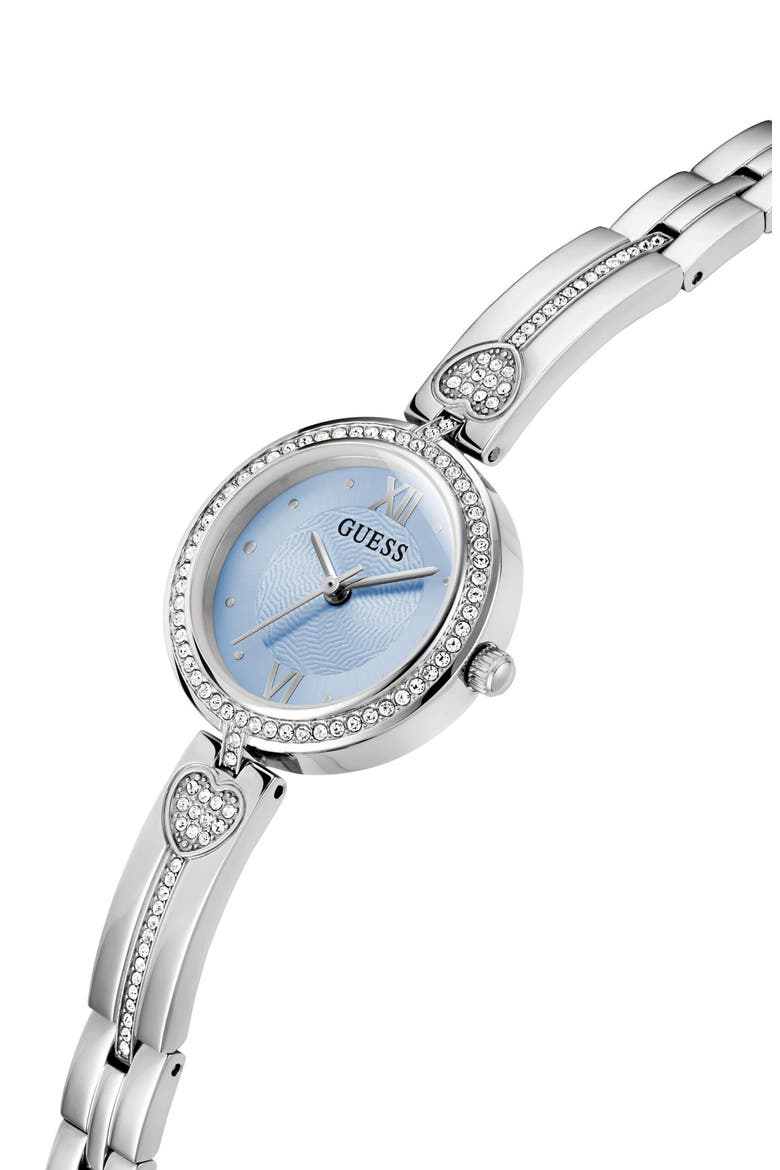 Lovey Crystal Bracelet Watch, 27mm, Alternate, color, ICE BLUE