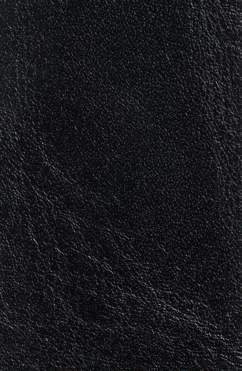 rag & bone Harlow Leather Belt, Alternate, color, Black