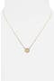 Pavé Logo Pendant Necklace