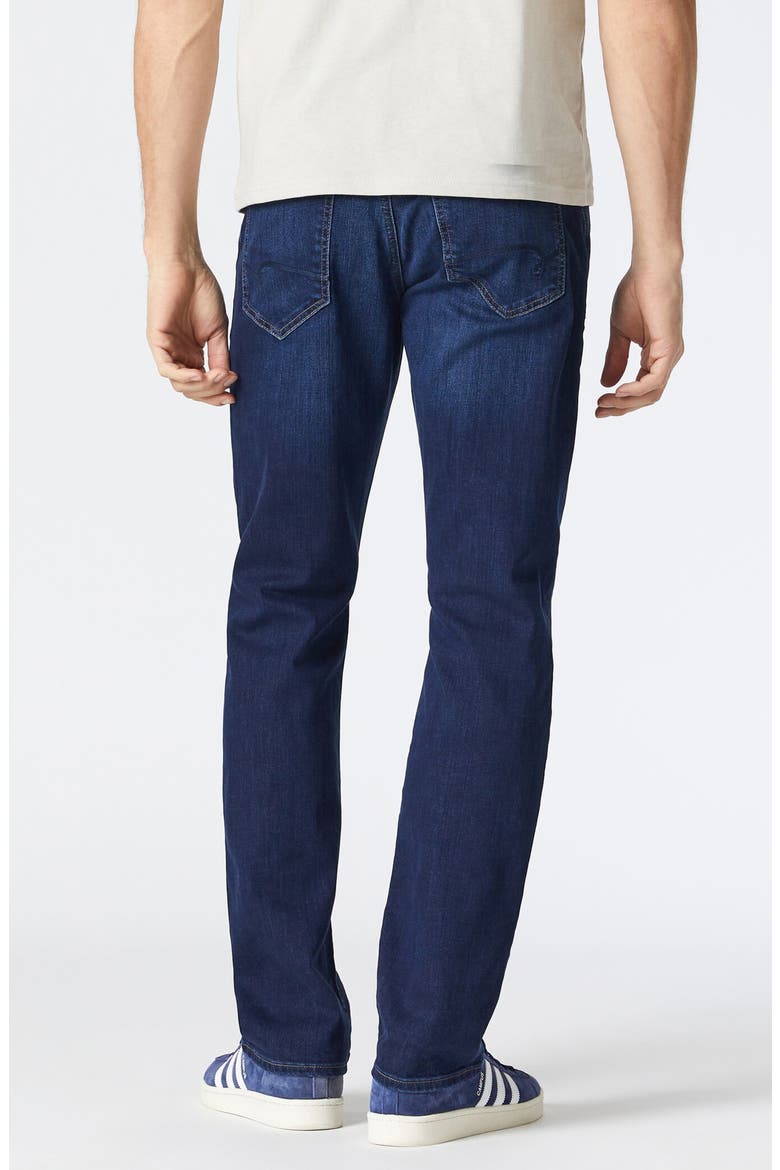Matt Relaxed Straight Fit Jeans, Alternate, color, DEEP BRUSHED
