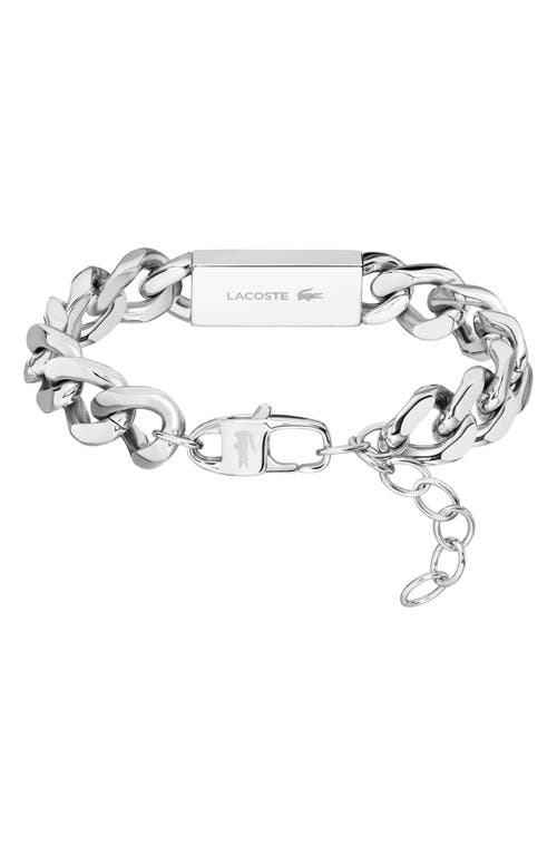 Lacoste Backhand Bracelet In Metallic