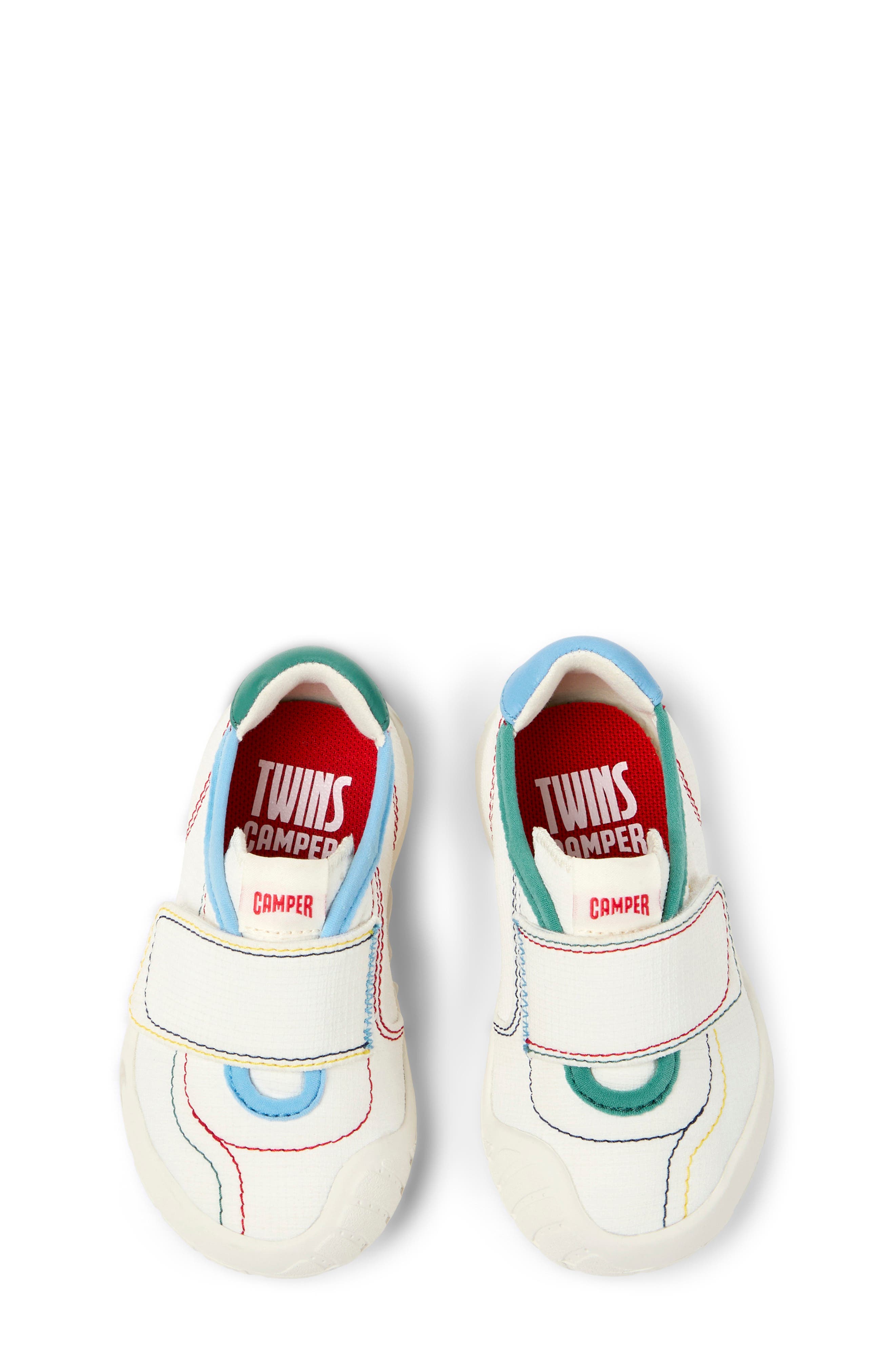 Camper Kids' Peu Path Twins Sneaker, Alternate, color, White Natural