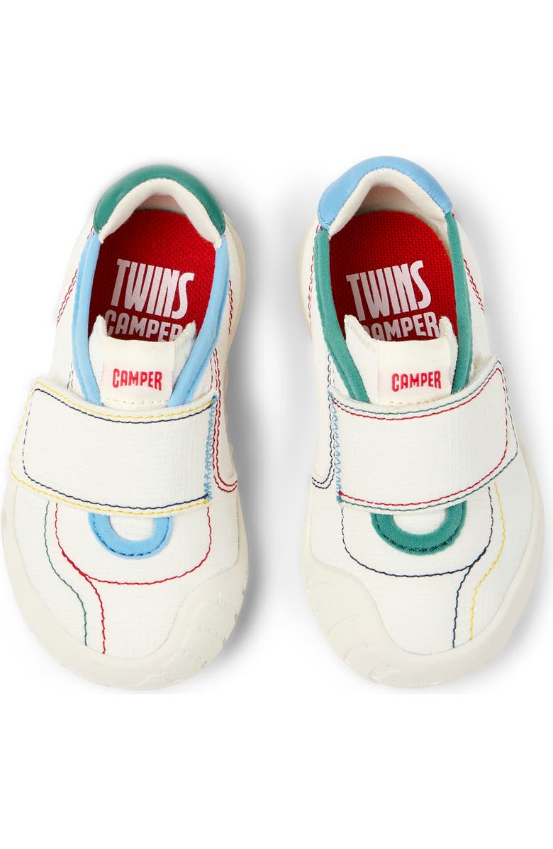 Camper Kids' Peu Path Twins Sneaker, Alternate, color, White Natural