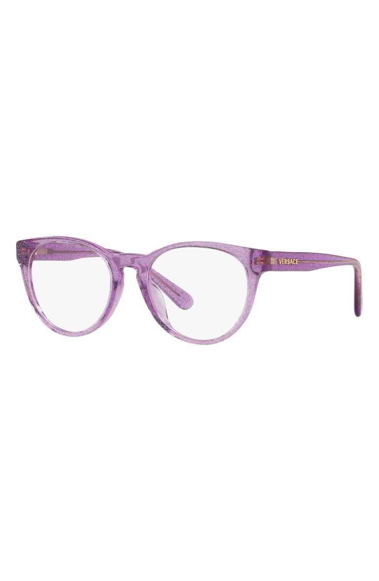 Versace 46mm Phantos Optical Glasses, Alternate, color,