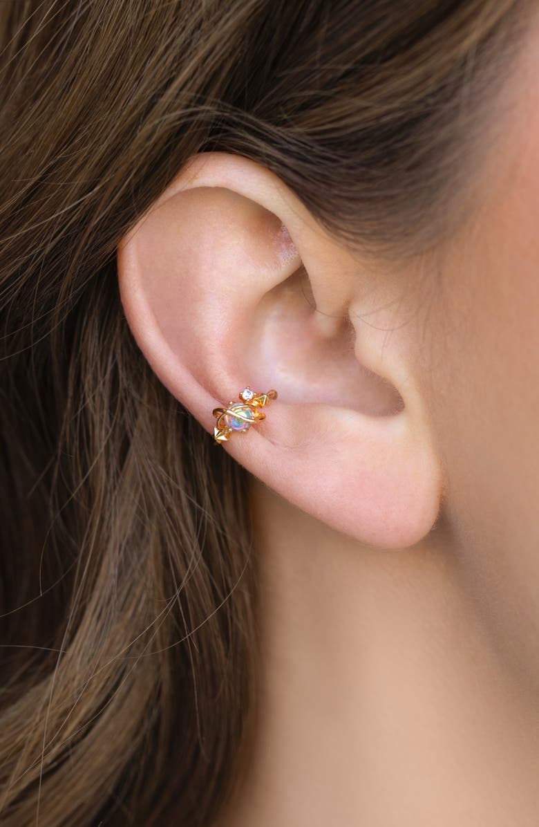 Girls Crew Rings of Neptune Single Ear Cuff, Alternate, color, Gold