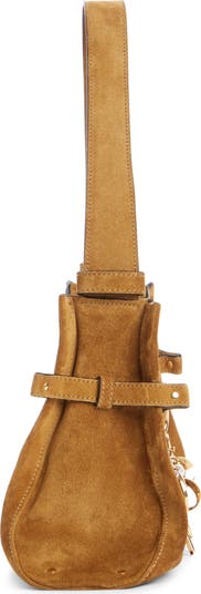 Charms Suede Hobo Bag