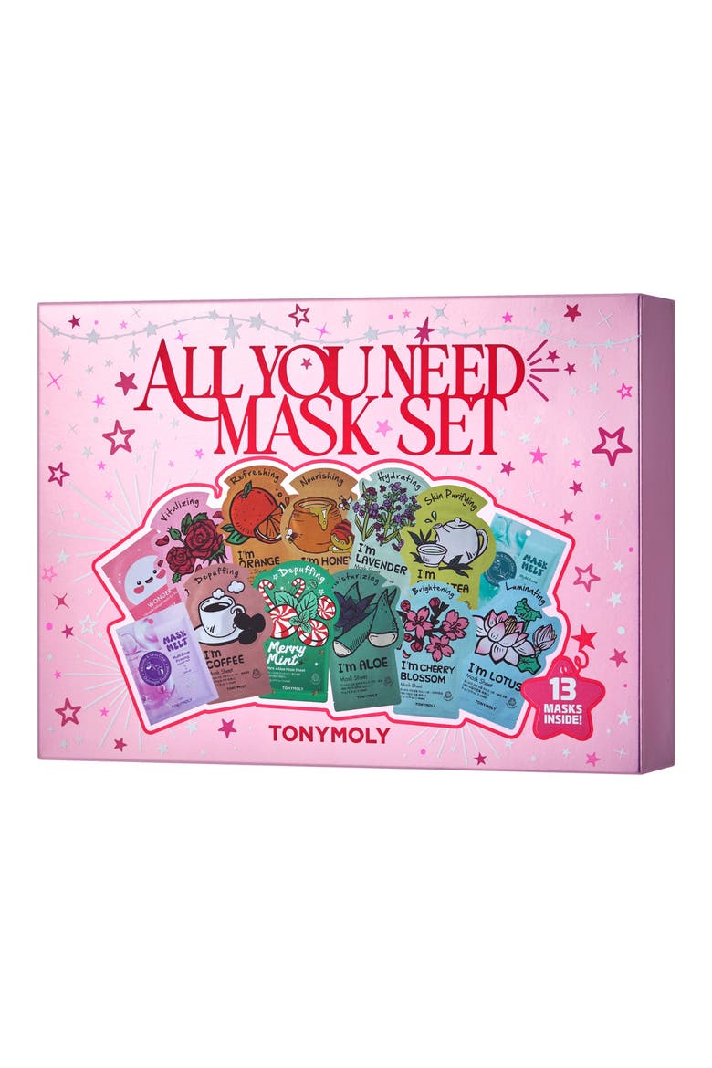 All You Need 13-Piece Sheet Mask Set, Alternate, color, NO COLOR