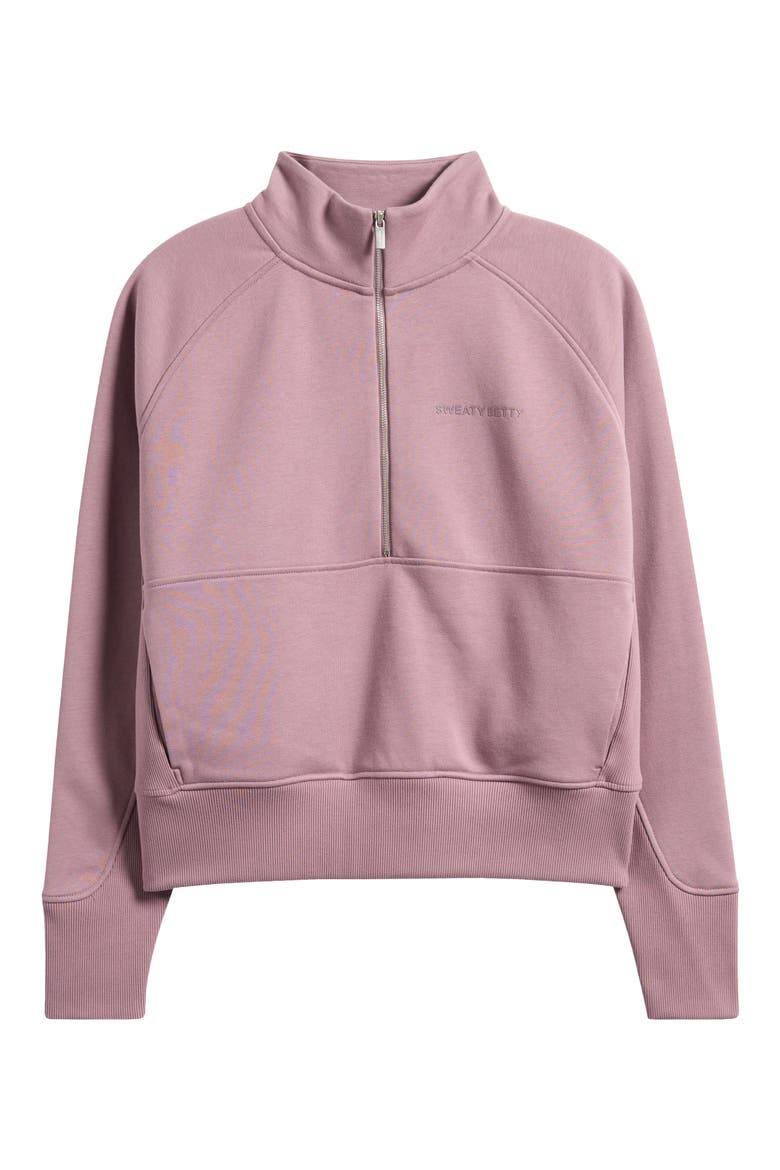 Revive Half Zip Sweatshirt, Alternate, color, DUSKBERRY PURPLE