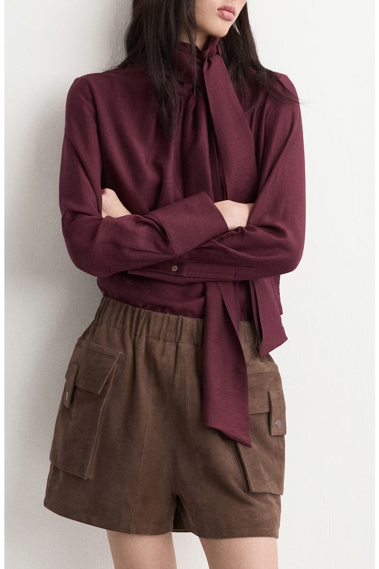 Scarf Top, Main, color, MAROON