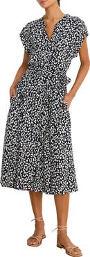 NIC+ZOE Leopard Sketch Sonni Dress