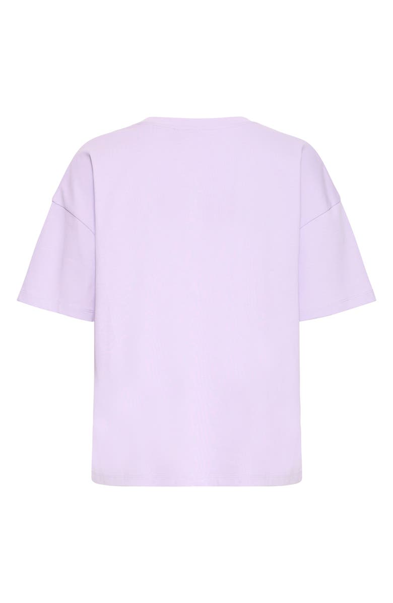 ICHI Ihpetro Boxy Heart Cutout T-Shirt, Alternate, color,