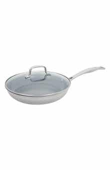 HENCKELS CUTLERY Clad H3 Two-Piece Ceramic Frying Pan & Lid