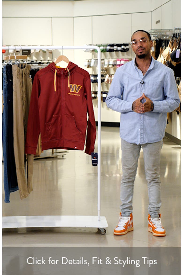 Men's Nike Burgundy Washington Commanders Surrey Full-Zip Hoodie video