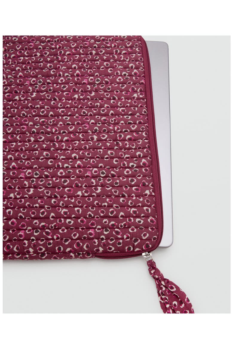 Printed Laptop Case, Alternate, color, DARK PINK