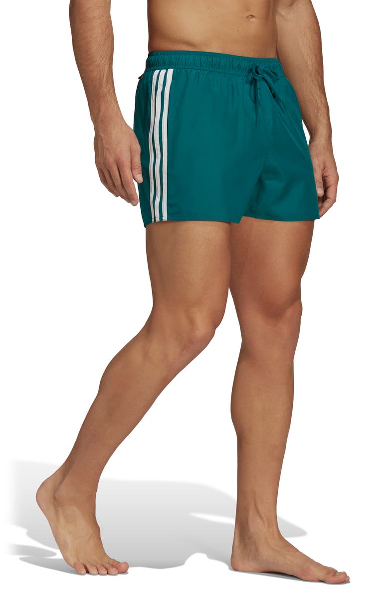 adidas Men's Classic 3-Stripes Swim Trunks, Main, color, 