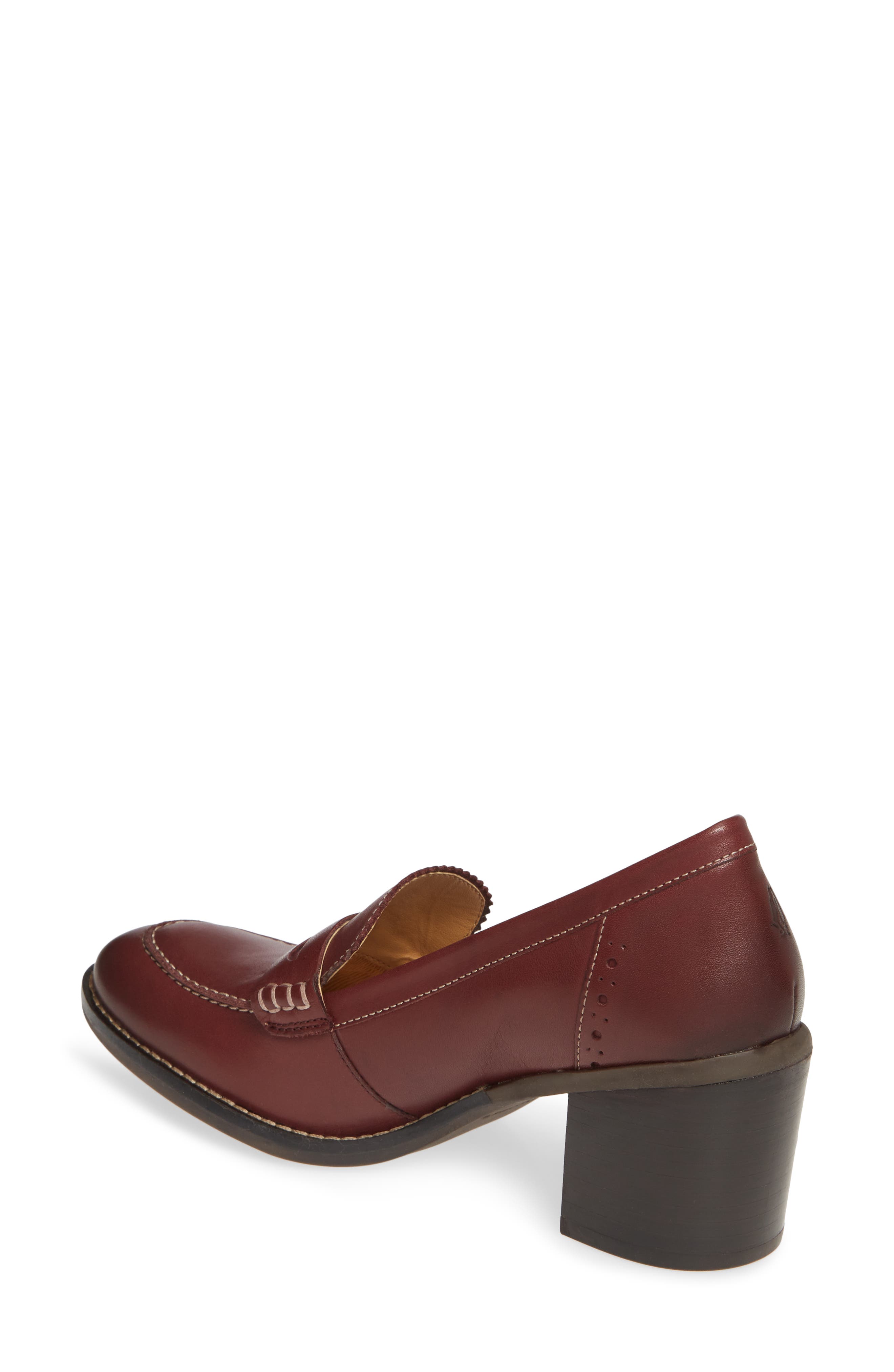 Hannah Penny Pump, Alternate, color, CORDOVAN LEATHER