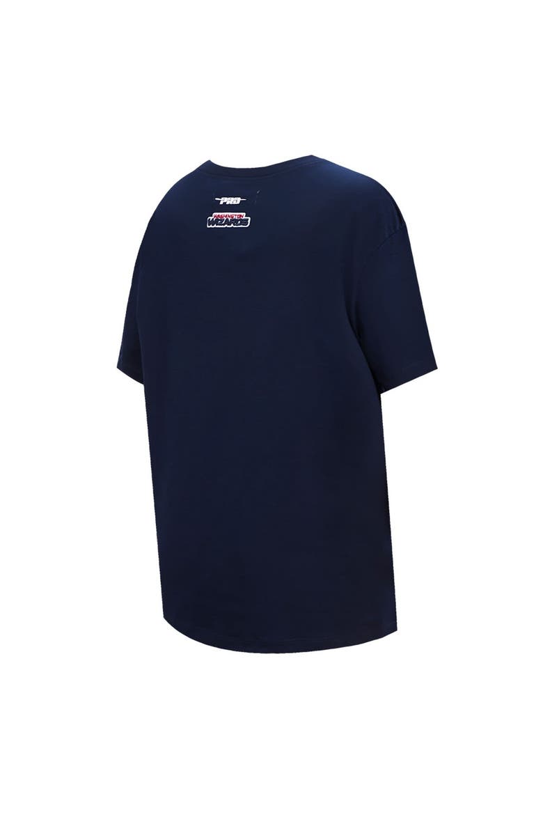 Women's Pro Standard Navy Washington Wizards Script Boyfriend T-Shirt, Alternate, color, Navy