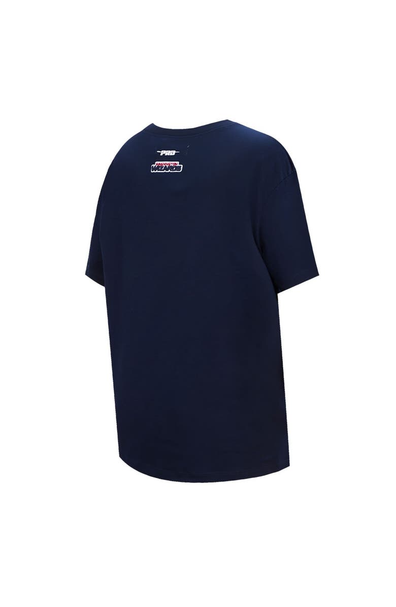 PRO STANDARD Women's Pro Standard Navy Washington Wizards Script Boyfriend T-Shirt, Alternate, color, Navy
