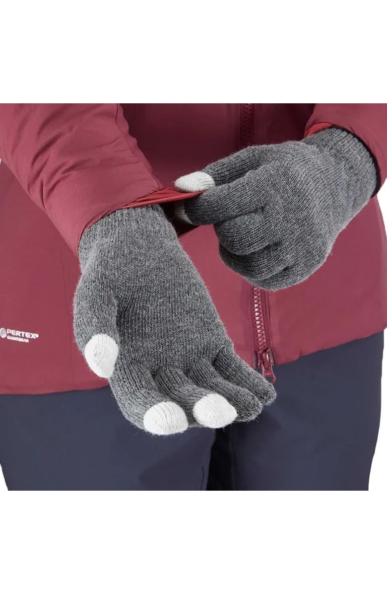 Rab Primaloft Knit Glove, Alternate, color, Charcoal