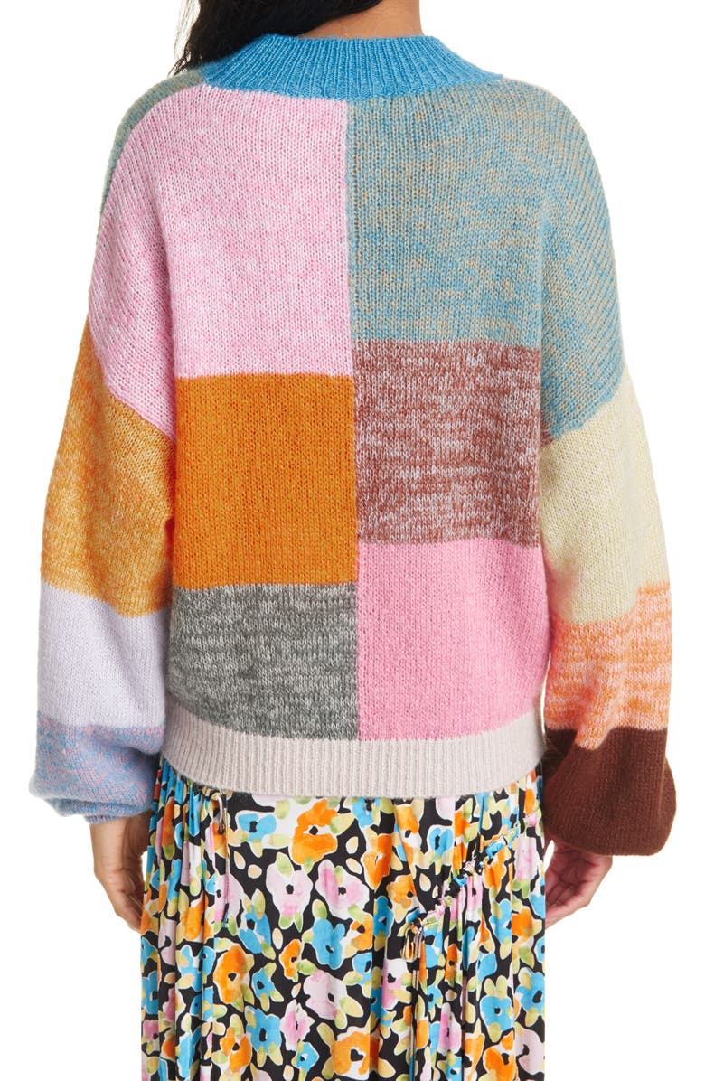 Stine Goya Adonis Bell Sleeve Sweater, Alternate, color, 