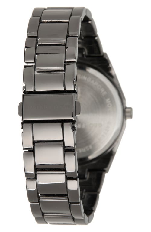 Geoffrey Beene Diamond Bracelet Watch, 43mm In Black