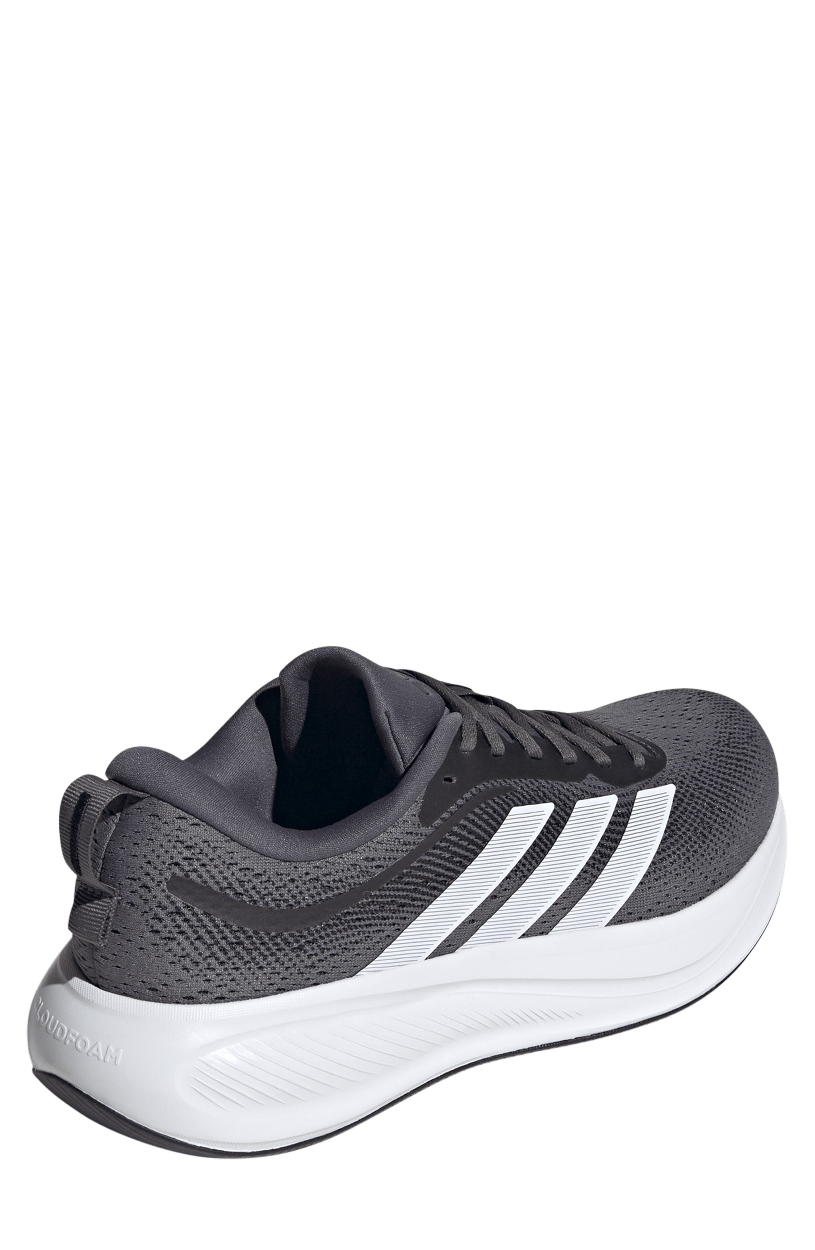 adidas Response Pace Running Shoe, Alternate, color, Black/ White/ Matte Silver