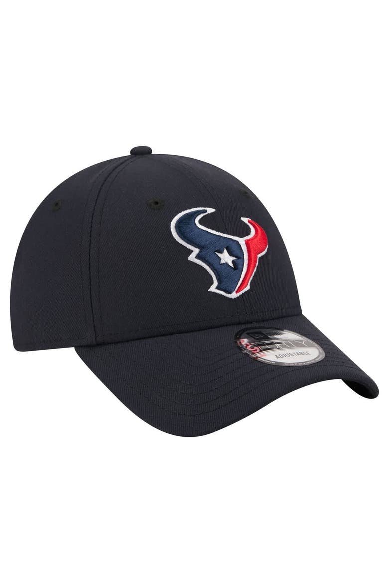Men's New Era  Navy Houston Texans Core Team 9FORTY Adjustable Hat, Alternate, color, Navy