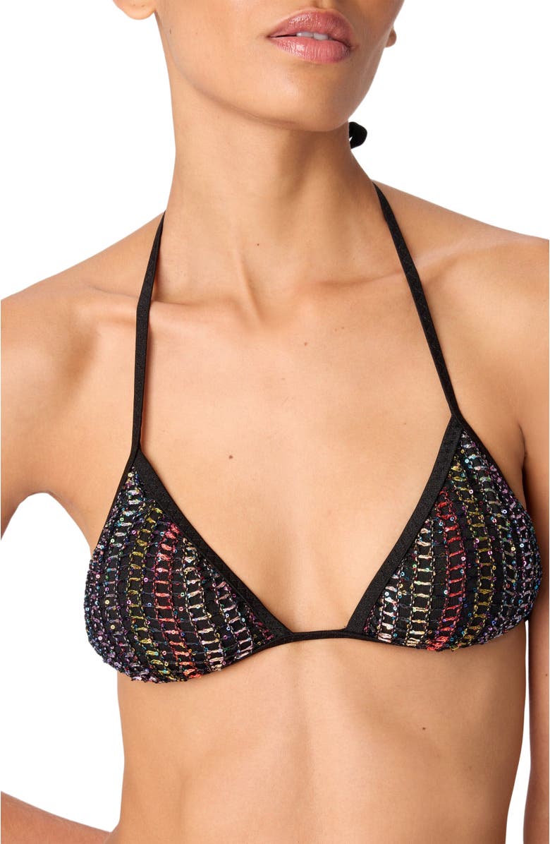 Missoni Classic Mesh Bikini With Lamé And Sequin Details, Alternate, color, 