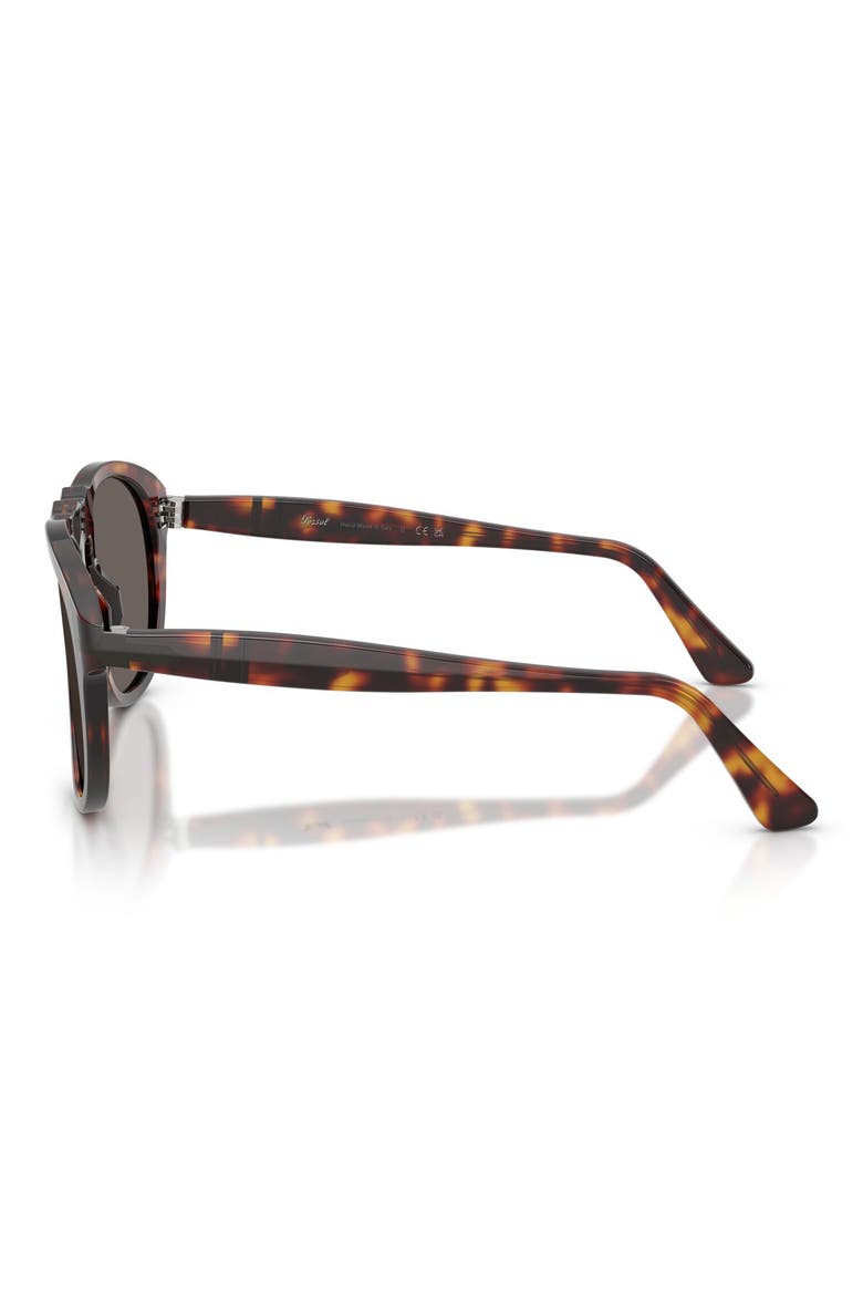 56mm Pilot Sunglasses, Alternate, color, HAVANA / DARK GREY